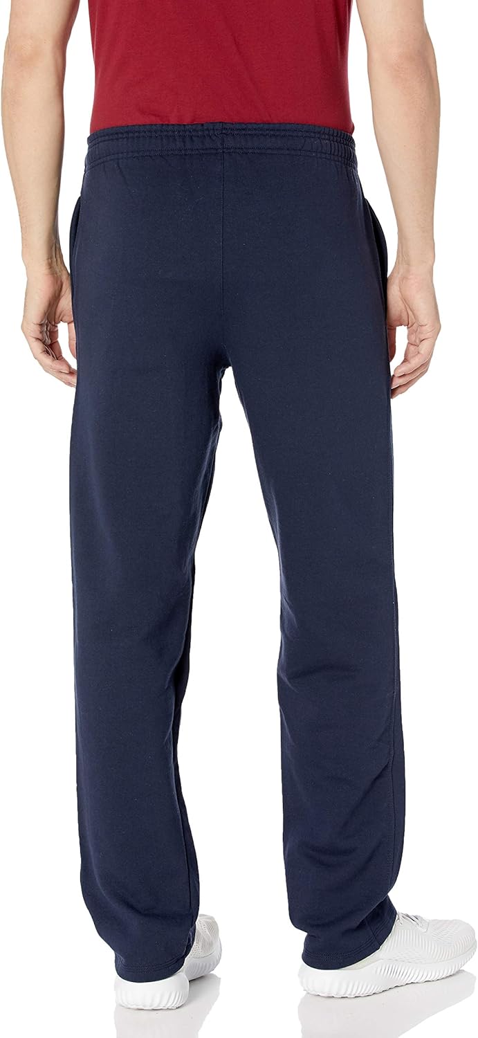 Champion Men's Powerblend Open Bottom Fleece Pant: Clothing