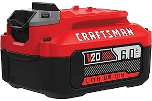 CRAFTSMAN V20 6Ah Lithium Ion Power Tool Battery (CMCB206)