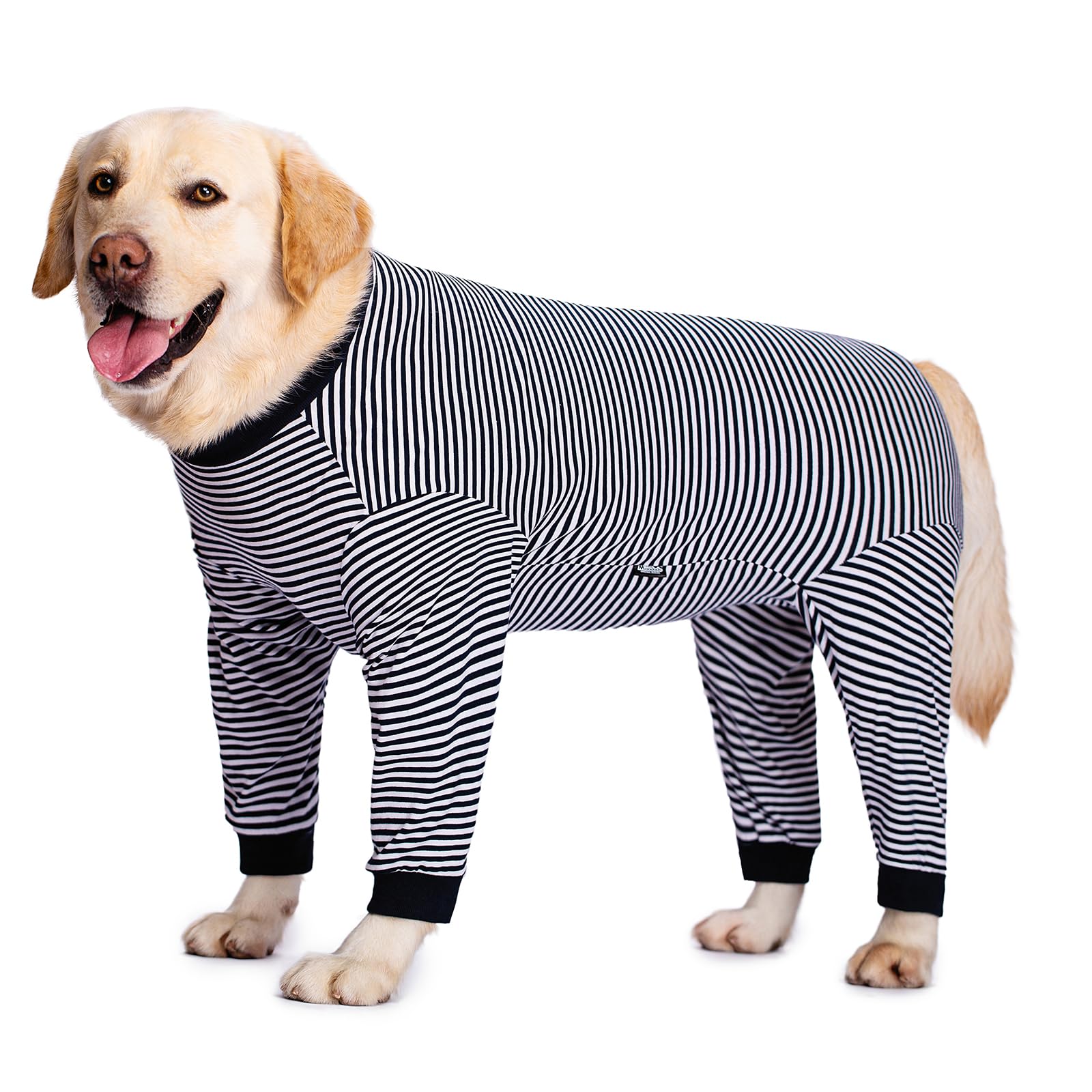 Axcimond Dog Recovery Suit - Long Sleeve Onesie with Zipper for Post-Surgery & Wound Protection, Cone Alternative — image 1