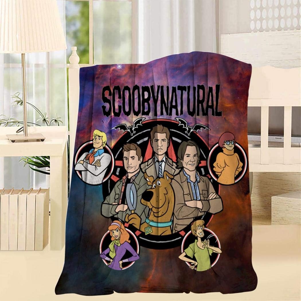 Sc-oobynatural-Cool Super Soft Blanket Fleece Throw Fuzzy Lightweight Cozy Plush Bedding Couch Home