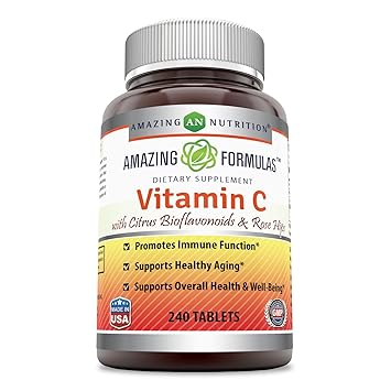 Amazoncom Amazing Formulas Vitamin C With Rose Hips And