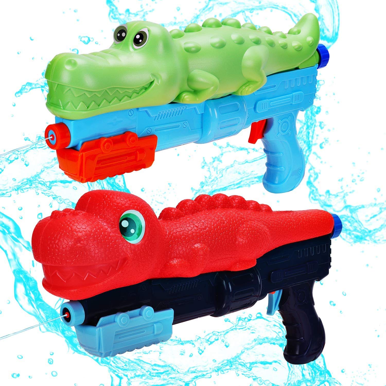Water Gun, Water Gun Toys, 2PCS Water Gun for Kids, Water Blaster, Super Water Gun Soaker Squirt for Adults and Kids Large Capacity Party Blaster Swimming Beach Summer Pool Bath Beach Toys