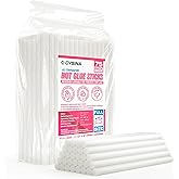 CYSINA Hot Glue Sticks Full Size, 0.43” Dia x 8” Long Clear Glue Gun Sticks, High Temp Glue Sticks with High Adhesive Force, 