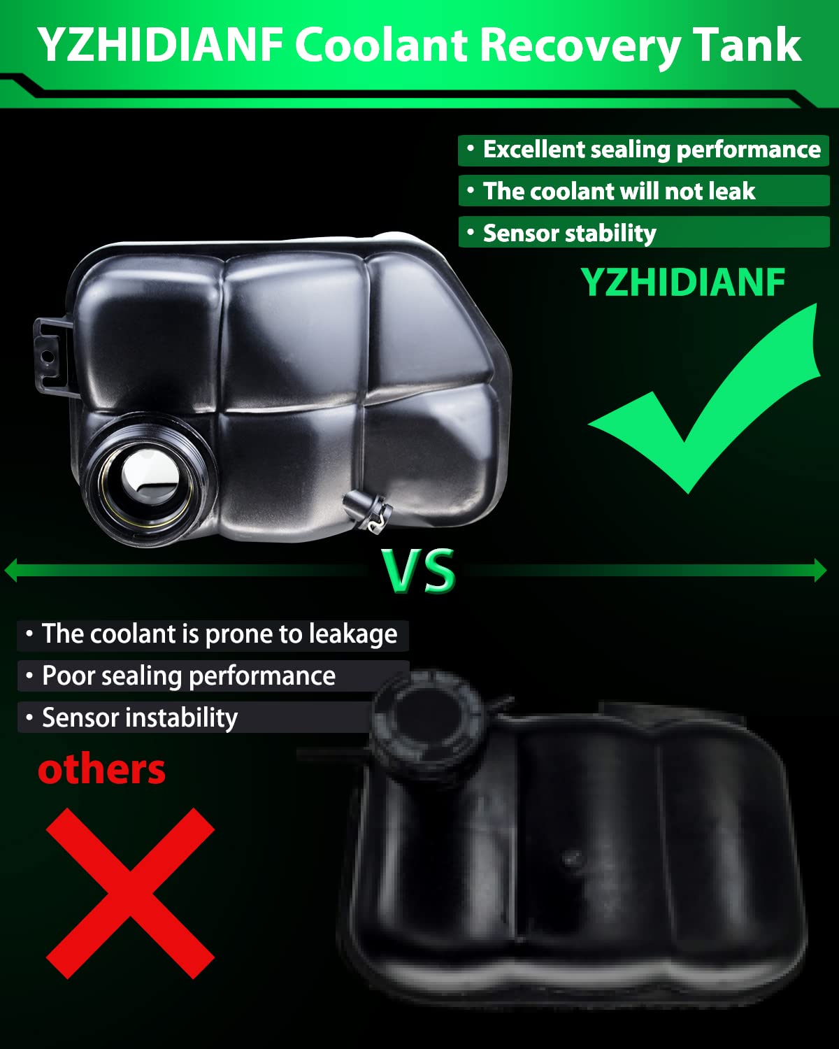 Mua YZHIDIANF 2115000049 Coolant Reservoir Tank [with Sensor & Cap ...