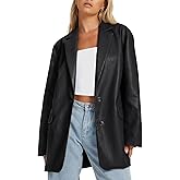 AUTOMET Womens Leather Jackets Faux Motorcycle Coats Bomber Outfits Fall Fashion Tops 2025 Winter Trendy Clothes