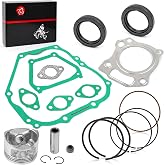 301cc Piston &amp; Ring and Gasket Seal Engine Rebuild Kit STD Compatible with Yamaha Golf Cart G11 G16 G20 1996-2002