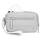WESTBRONCO Wristlet Wallets for Women Nylon Quilted