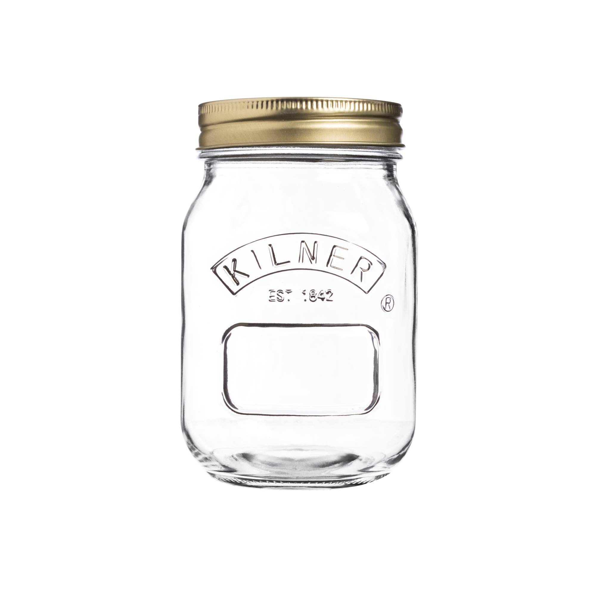 Kilner Pack Of 12, 0.5 Litre Preservation Storage Jars