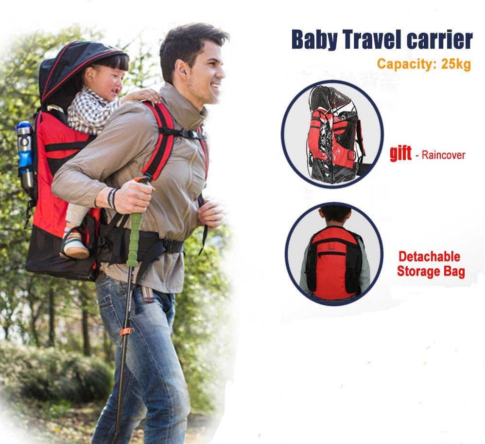 baby hiking backpack with canopy