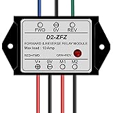 DC12V 10A Forward and Reverse Relay Module,LED Indicator Plug-and-Play | for Winch/Snow Plow/Lift/Linear Actuator Motor Control-D2