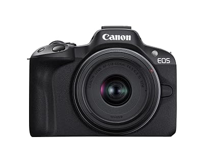 Canon EOS R50 Mirrorless Camera with RF-S18-45mm F4.5-6.3 is STM & RF-S55-210mm F5-7.1 is STM Lenses, 24.2 Megapixel CMOS (APS-C) Sensor, 4K Video, Content Creator Vlogging Camera, RF Mount, Black
