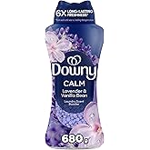 Downy Infusions In-Wash Laundry Scent Booster Beads, CALM, Soothing Lavender and Vanilla Bean, 680 g