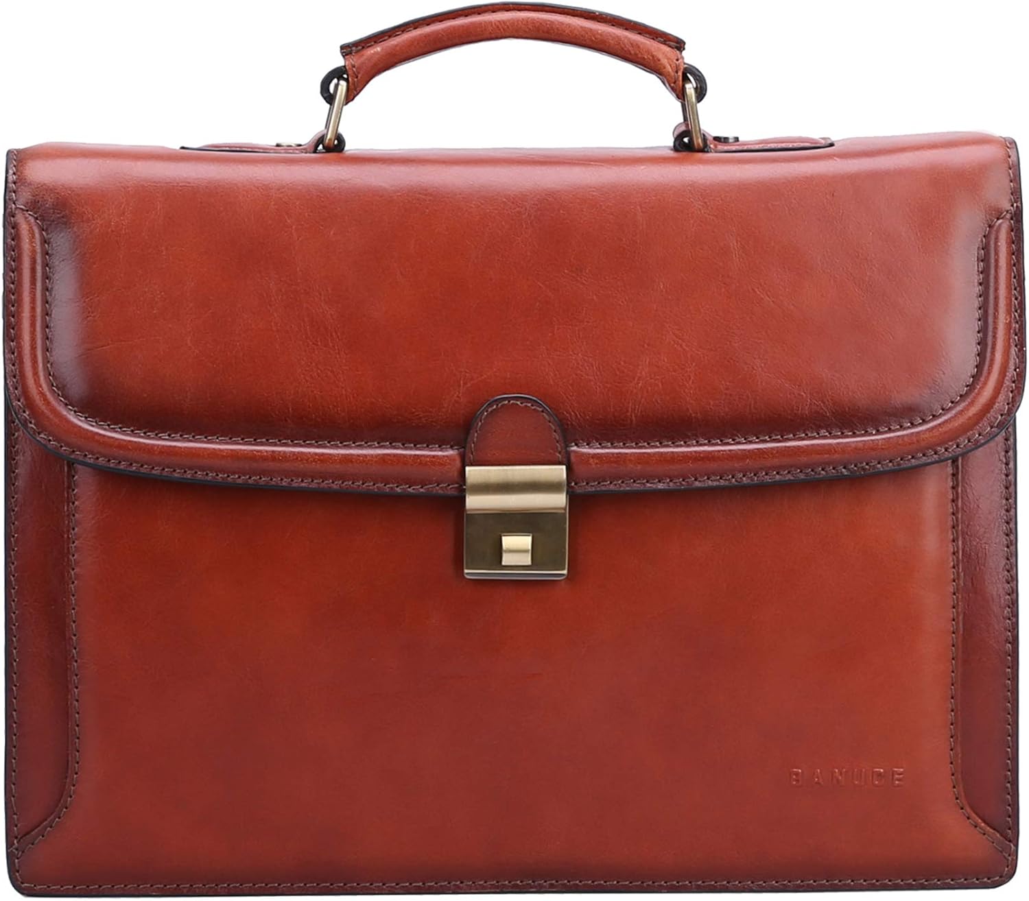 banuce leather briefcase