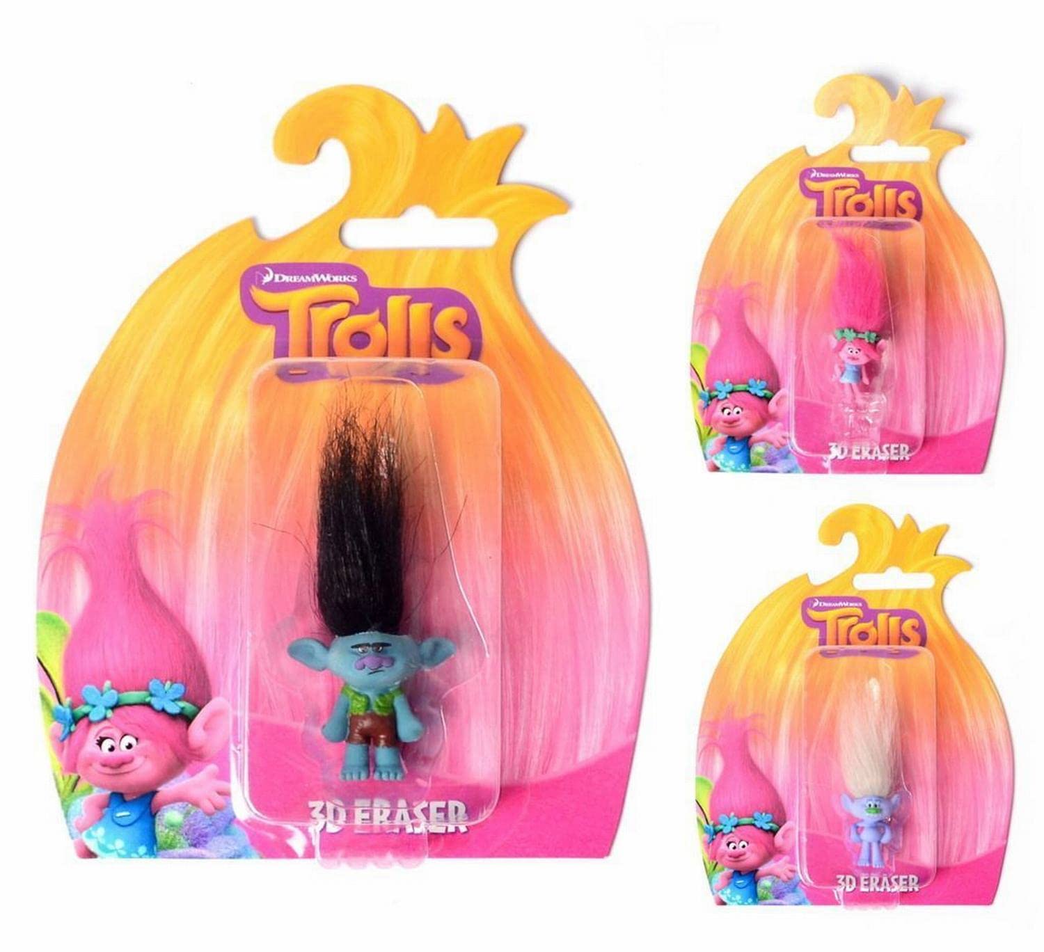 Goma borrar con forma de Trolls