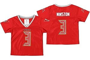 Outerstuff NFL Infant (12M-24M) Toddler (2T-4T) Girls Seattle Seahawks Russell Wilson #3 Sparkle Player Jersey, Navy