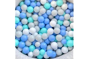 bebikim Soft Ball Pit Balls 200/500/1000/2000 Count Plastic Play Pit Balls for Pet Dogs Ball Pits,BPA Free Pool Balls for Toddles Playhouse Party (2.2")