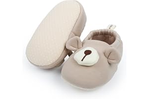 KARUNEL Baby Booties Newborn Shoes Infant Cotton Slippers Non-Slip Warm Ankle Boots for Boy Girl