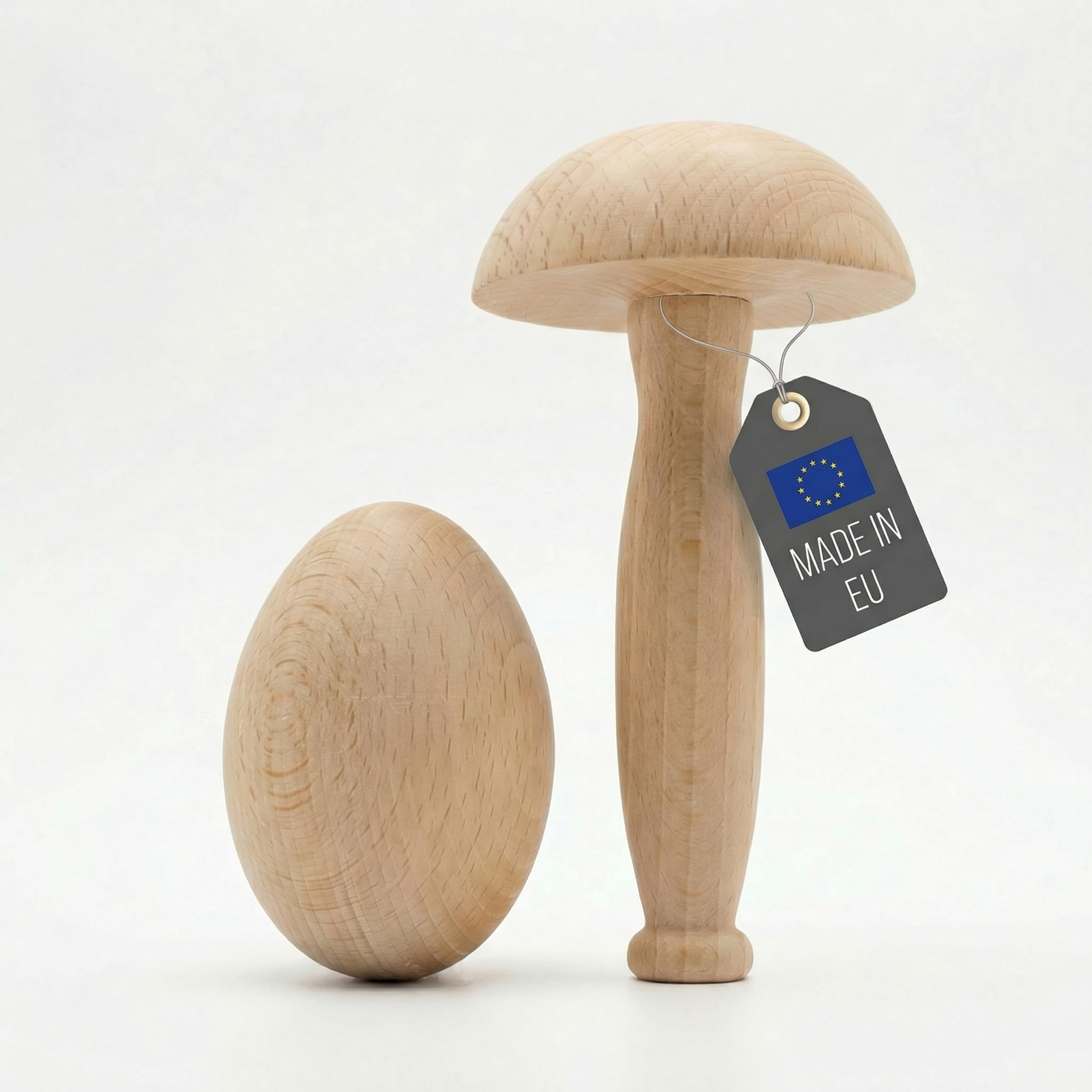 Lantelme 5021 Wooden Darning Egg and Mushroom