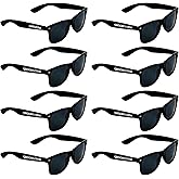 BachpartyGifts 8 Pack Groomsmen Sunglasses for Men - Wedding Sunglasses for Groomsman Proposal Gifts, Bachelor Party Favors