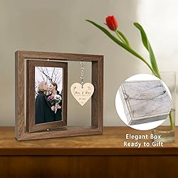EYITUPC 4x6 Mrs and Mrs EST 2024 Picture Frame, Mrs