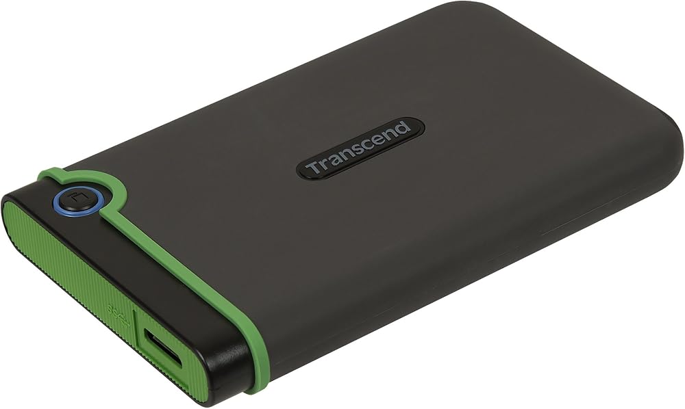 Transcend StoreJet 25M3 2TB Rugged Portable Hard Drive USB 3.1