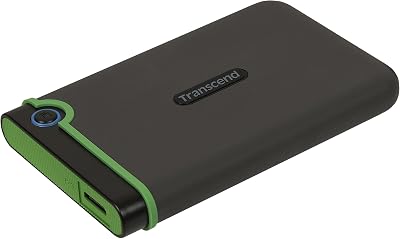 Transcend StoreJet 25M3 2TB Rugged Portable Hard Drive USB 3.1