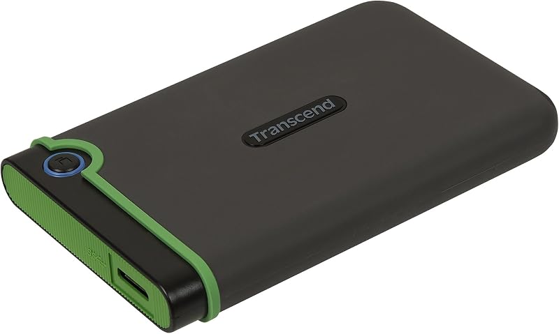 Transcend StoreJet 25M3 2TB Rugged Portable Hard Drive USB 3.1
