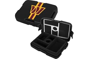 FOCO NFL Unisex-Adult Officially Licensed Team Color Stripe Primary Logo Football Leak Proof 5 Compartment Bento Lunch Box - Washington Commanders