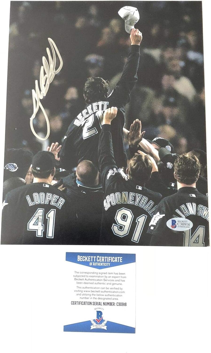 josh beckett marlins jersey