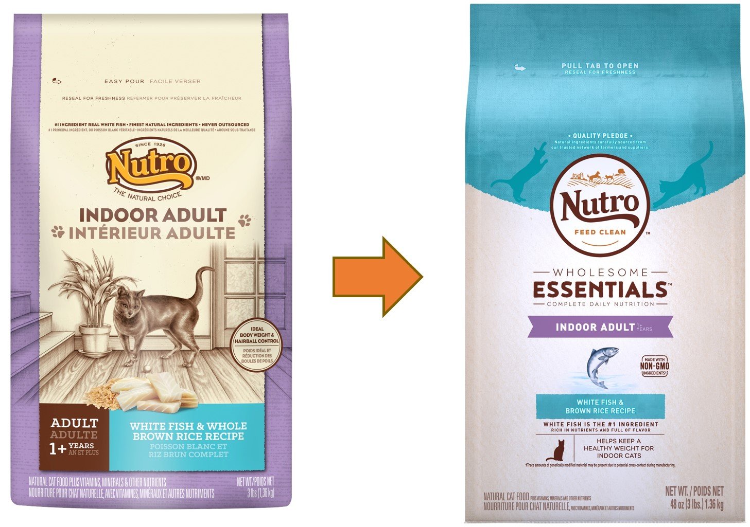 Nutro Wholesome Essentials Indoor Adult Dry Cat Food White Fish Brown Rice eBay