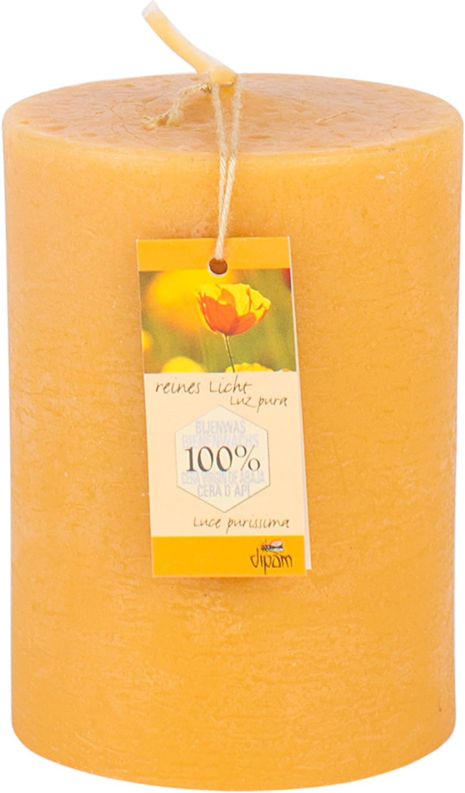 Beeswax Pillar Candle (7.8 x 11cm, code: STS1)