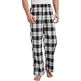 TTZ 34/36 Inseam Mens Tall Pajama Pants 100% Cotton Pj Lounge Sleep Pants for Tall Men