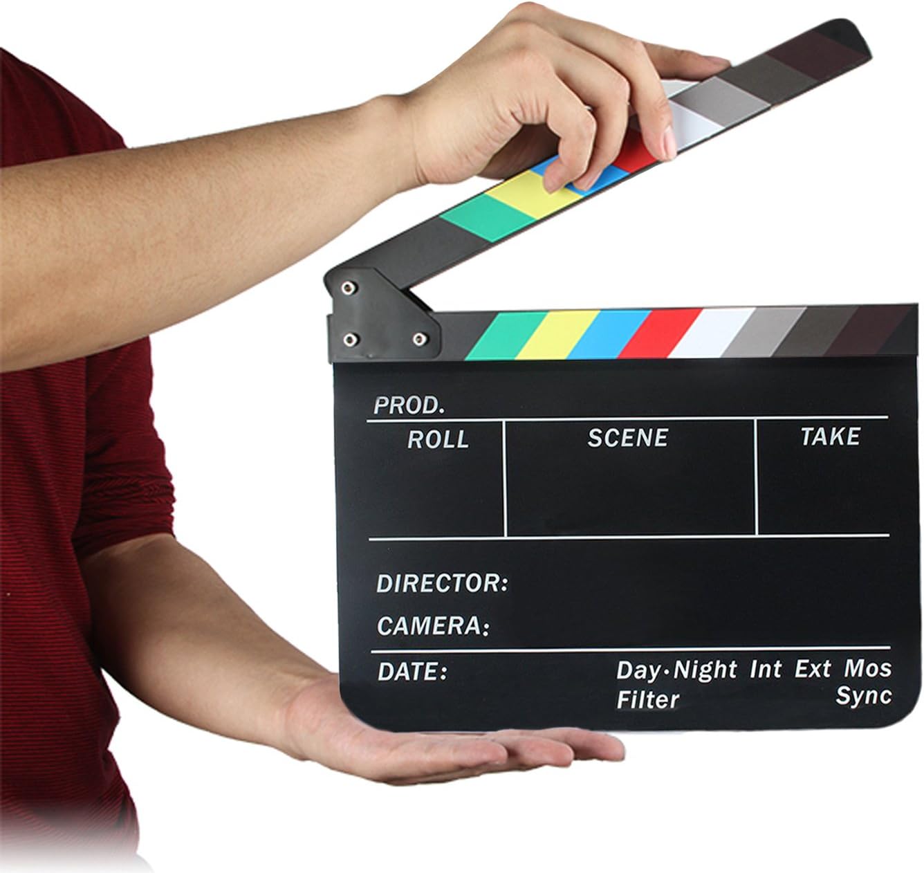 CHESEY Film Clapper Board Dry Erase Acrylic Slateboard