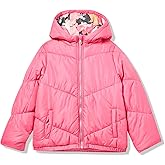 Jessica Simpson girls Uffer Jacket With Cozy Lined Hood and Matching Beanie
