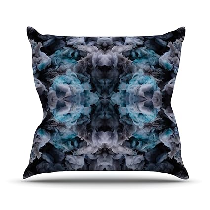 Amazon Com Kess Inhouse Akwaflorell Abyss Blue Black Outdoor
