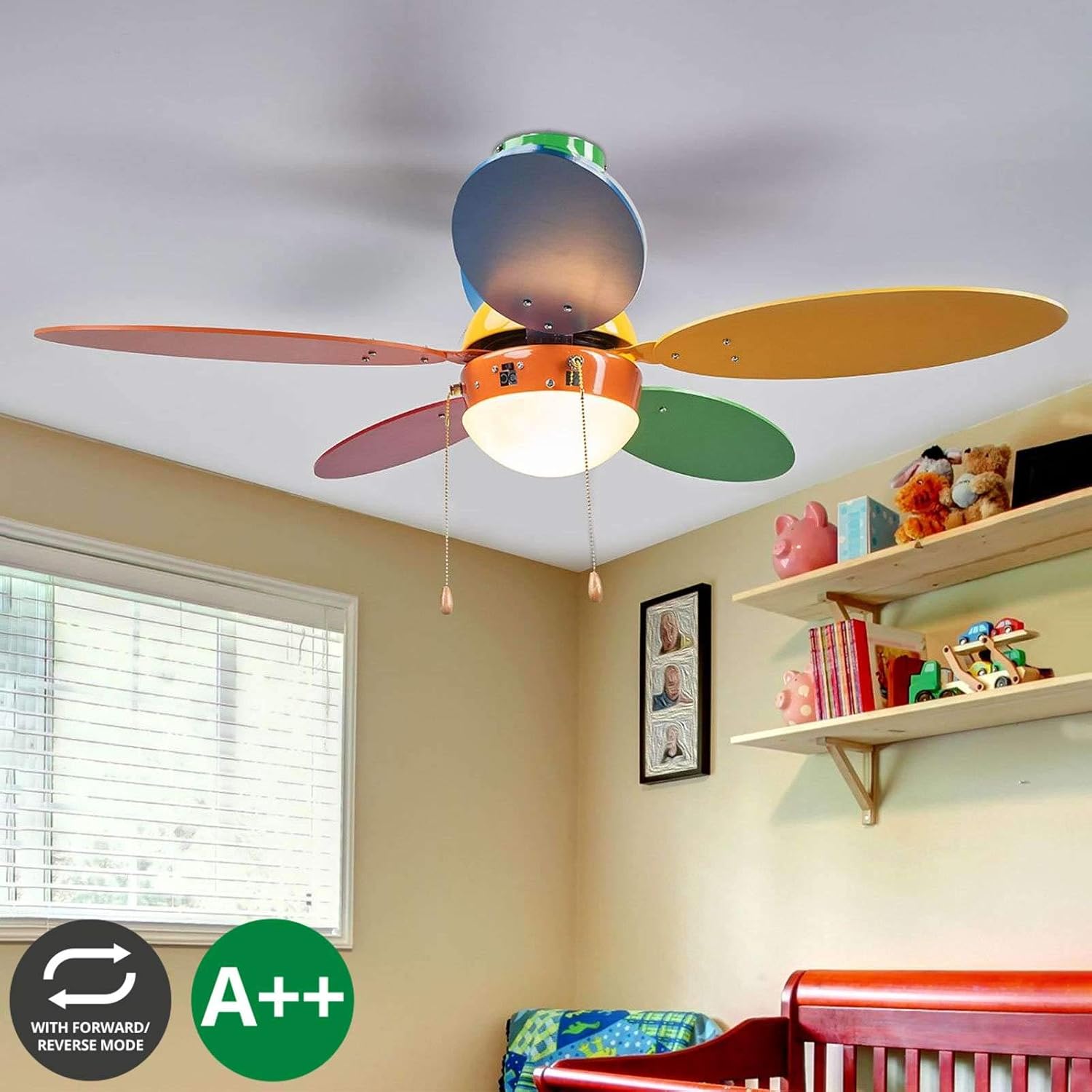Ceiling Fans With Lighting Corinna For Children Young
