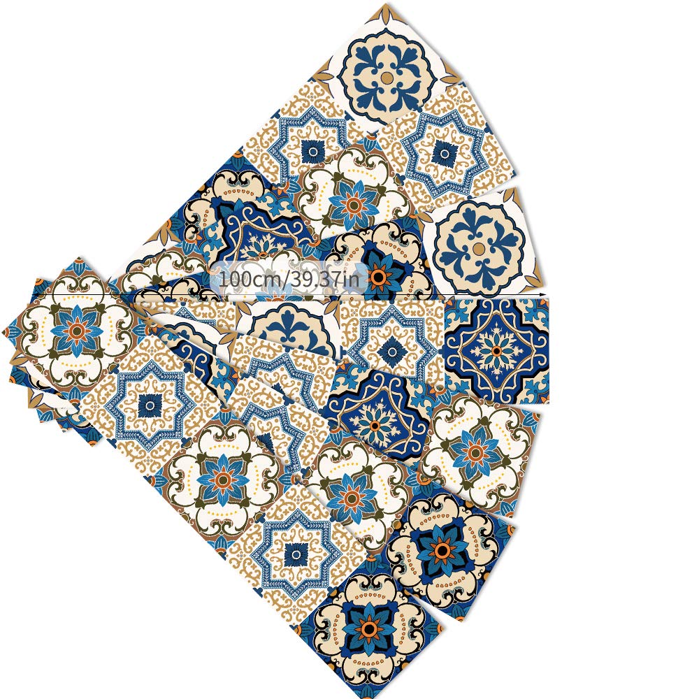 Alwayspon Multi-functional Sticker for Wall Tile Sticker, Bathroom Kitchen Fridge Freezer Vinyl Sticker, Furniture Stairs Door Table Peel and Stick Backsplash Staircase DIY Home Decoration Sticker