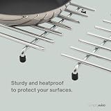 simplywire Trivet Pack of 2 Large Chrome Heat Resistant Kitchen Protectors view 2