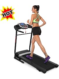 Folding Electric Treadmill Incline, Power Motorized Fitness Running Machine Walking Treadmill（US Stock）