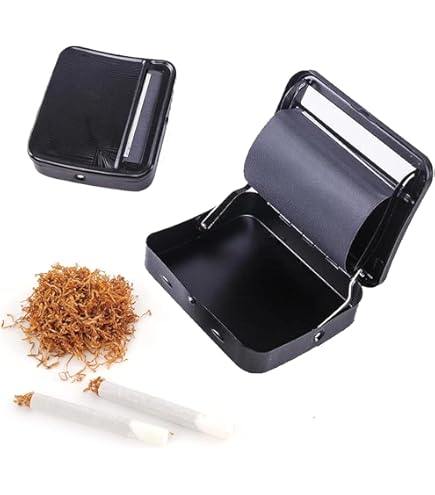rolling tobacco cigarette case Amazon.com: Automatic Tobacco Roller Box Cigarette Roll Rolling Machine  Stainless Steel Case Tray : Health & Household