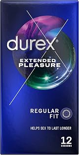 Durex Extended Pleasure Condoms Clear Pack of 12 view 2