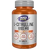 NOW Sports Nutrition, L-Citrulline, Extra Strength 1,200 mg, Amino Acid, 120 Tablets