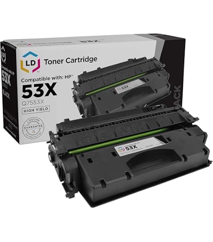 2 x Compatible NON-OEM 53A Q7553A Black Toner Cartridge For HP LaserJet P2015DN | UK