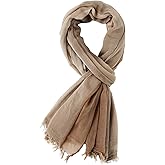 GERINLY Color Block Winter Scarf for Men Long Neck Wraps Shawl Urbanstyle Scarf Gift for Men