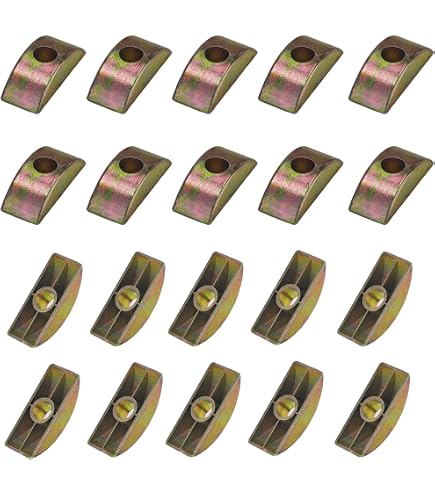 Dado Mezzaluna M8 M10 E Rondella Distanziale Per Mobili – Scegli Nylon O Bronzo