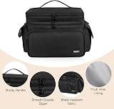 LEFOR Z Extra Large Sewing Box Double-Layer Organizer Bag Black view 8