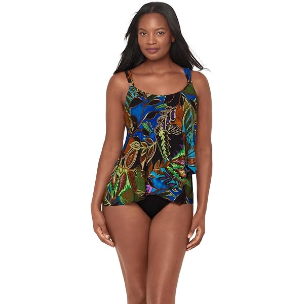 Amazon.com: Miraclesuit Women's Plus Size Swimwear Elle Dorado