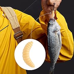 CustomyLife 200pcs 20mm False Bread Worm for