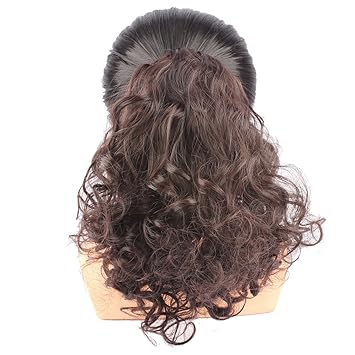 Amazon Com Weken Hair Bun Medium Long Curly Synthetic Hairpiece