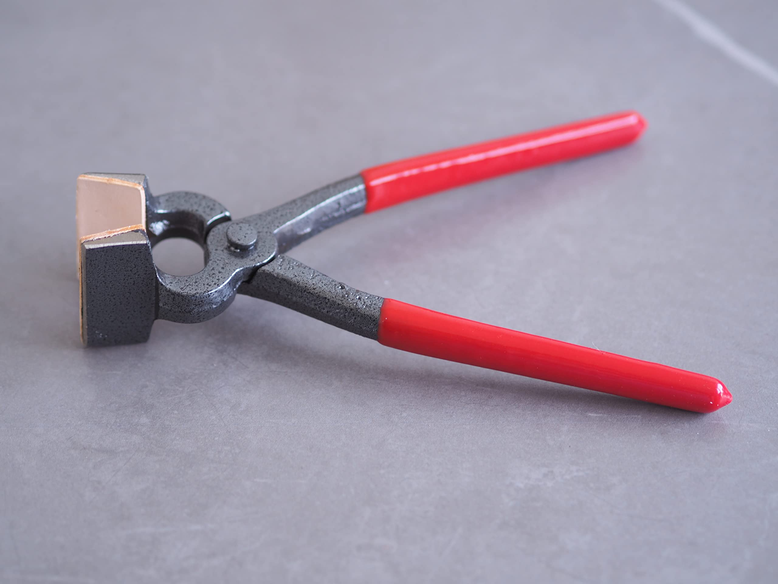 Joidiy Leather Flat Wallet Pliers and 10 Hefty Leather Clip Clamps